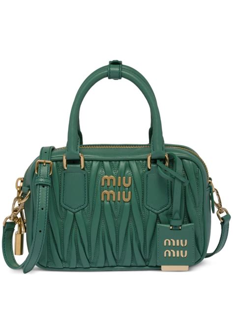 miu miu nappa leather mini bag